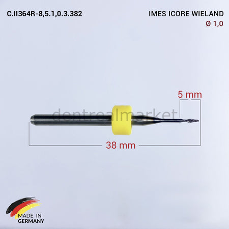 Frank Dental imes-icore Wieland CAD/CAM Bur 1.0 mm