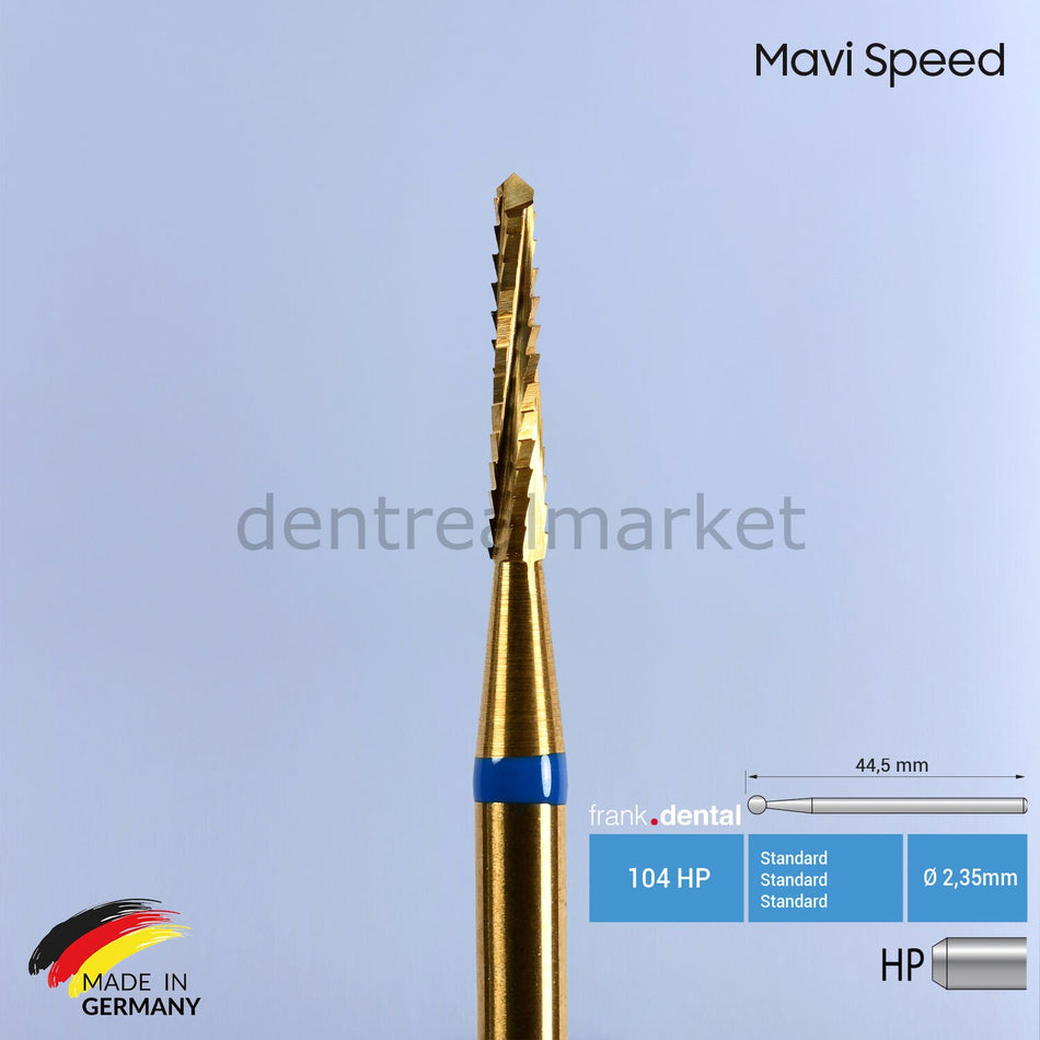 Frank Dental Titanium Carbide Lindemann Surgical Bur - 162S - For Handpiece