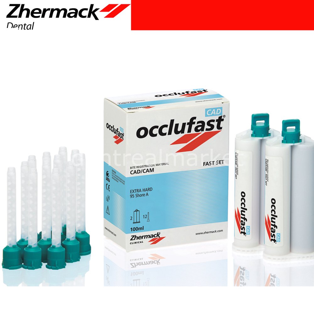 Zhermack Occlufast CAD Bite Registration - 2 x 50 ml