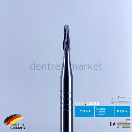 Frank Dental Tungsten Carbide Bur for Contra-Angle - C23 - Pack of 5