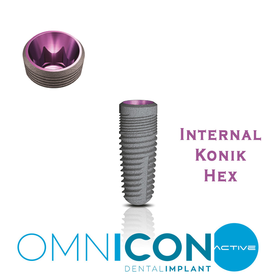 OMNIcone Internal Conical Hex Dental Implant Big Full Package - 200 Pcs