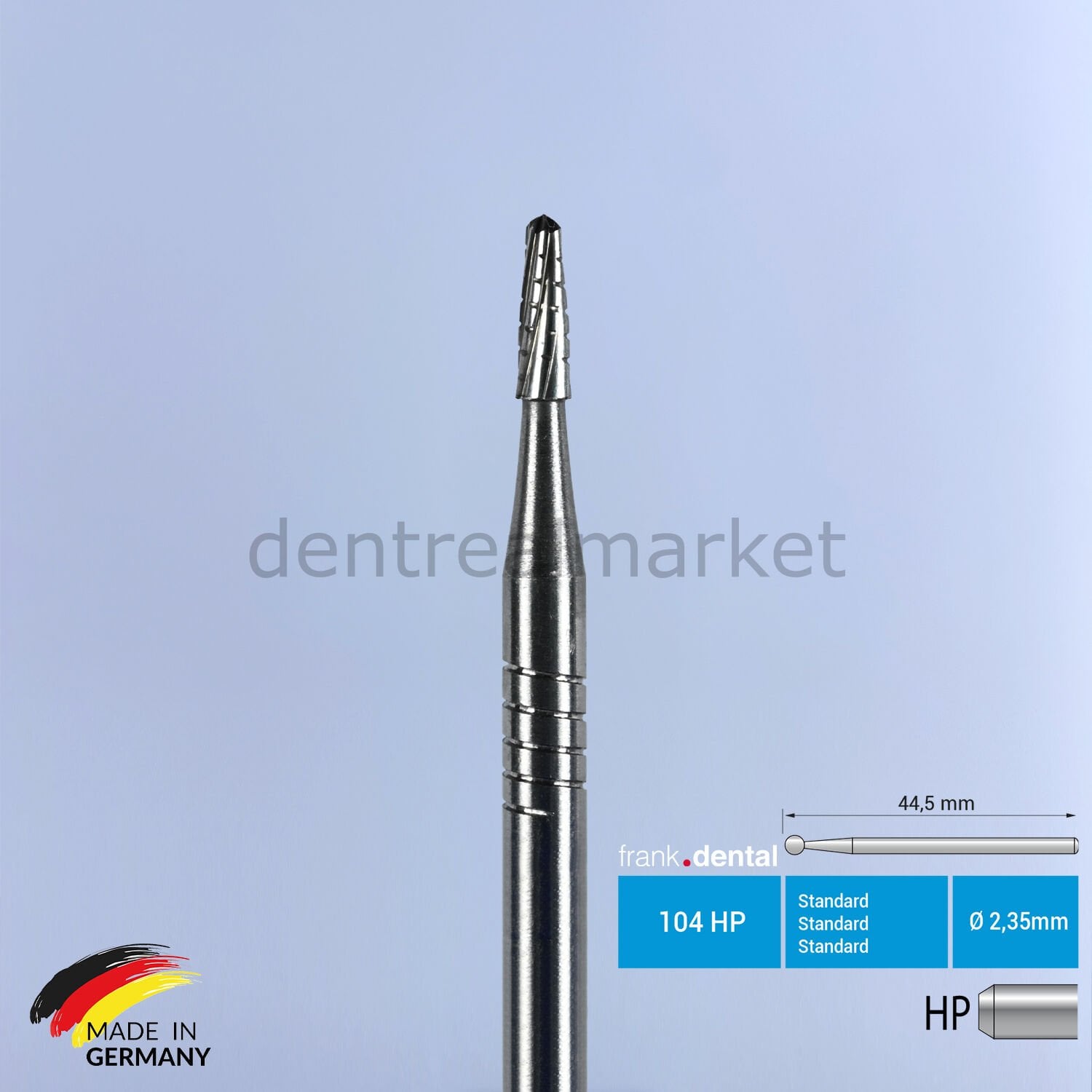 Frank Dental Tungsten Carbide Bur Straight Handpiece C33 5 pcs