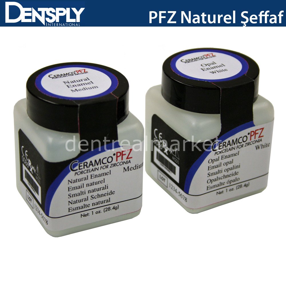 Dentsply Sirona Ceramco PFZ Zirconia Porcelain Powder — Natural Clear 28.4 g