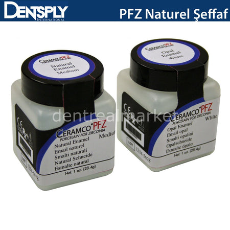 Dentsply Sirona Ceramco PFZ Zirconia Porcelain Powder — Natural Clear 28.4 g