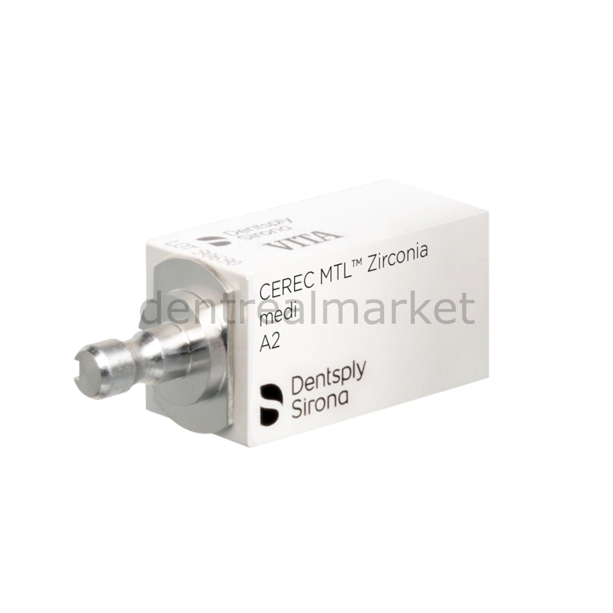 Dentsply-Sirona CEREC Zirconia MTL Medi Multilayer Shade-Gradient Block 2-Pack