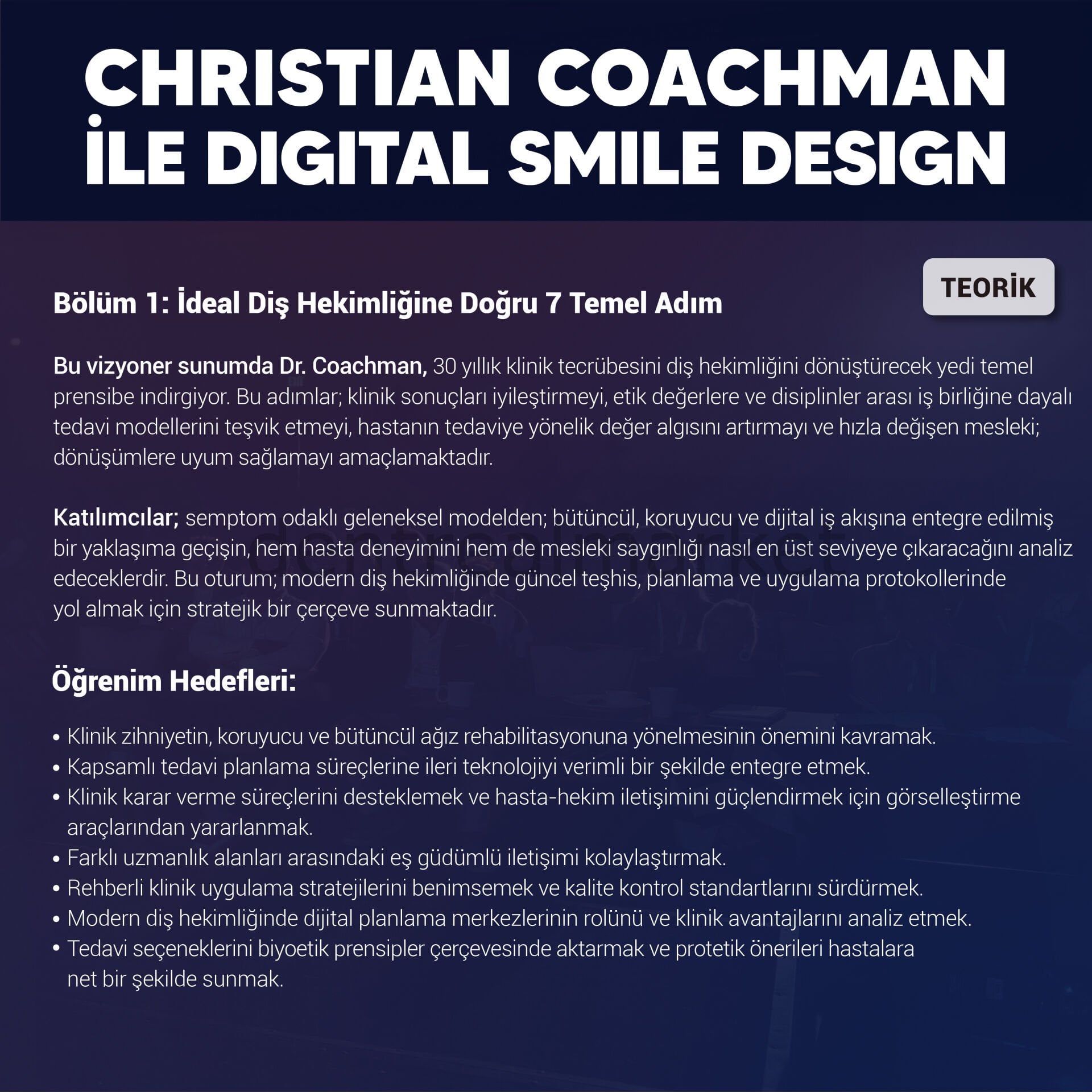 Dentrealacademy Digital Smile Design with Dr. Christian Coachman — Theory