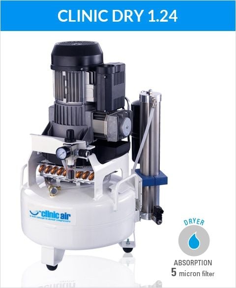 Gentilin Clinic Air 24 L Compressor with Dryer