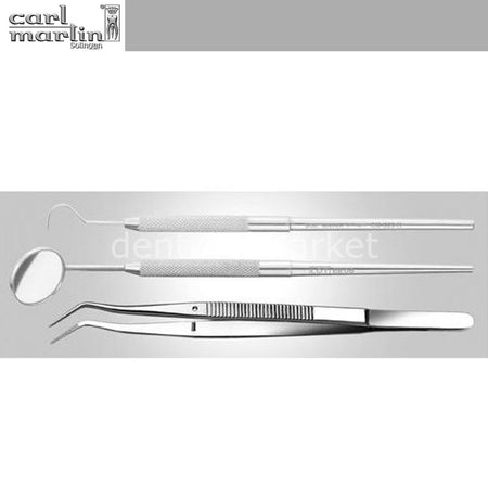 Carl Martin Mirror + Probe + Cotton Pliers Set