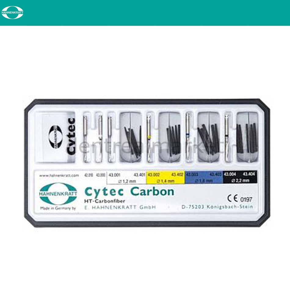 Hahnenkratt Cytec Carbon Fiber Set (Post Pin) 20 Pins + 6 Drills