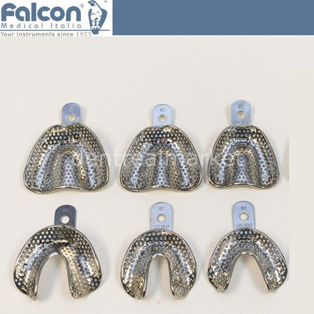 Falcon Rimlok Edentulous Impression Tray 6-Piece Set