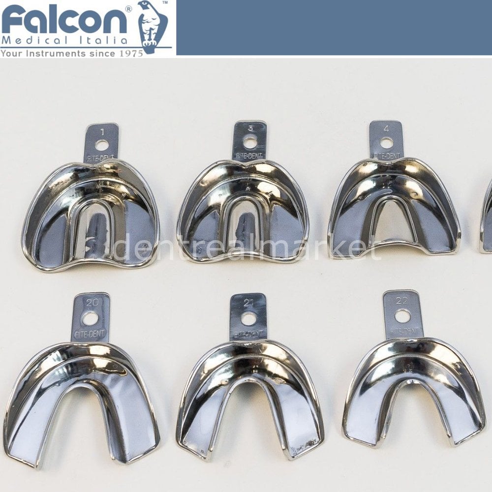 Falcon Rimlok Dentate Impression Tray 6-Piece Set