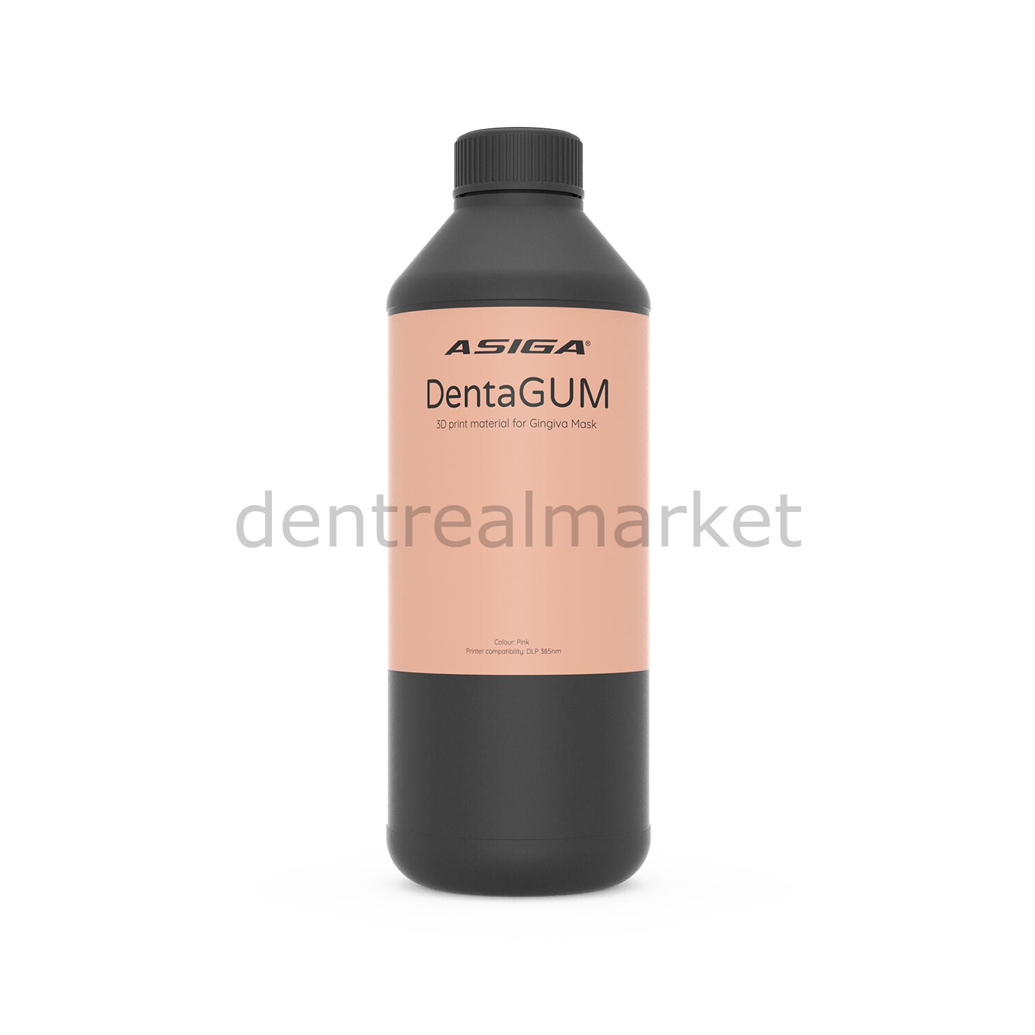 Asiga DentaGUM Model Resin - 3D Printer Gingiva Mask Resin 1 kg - Pink