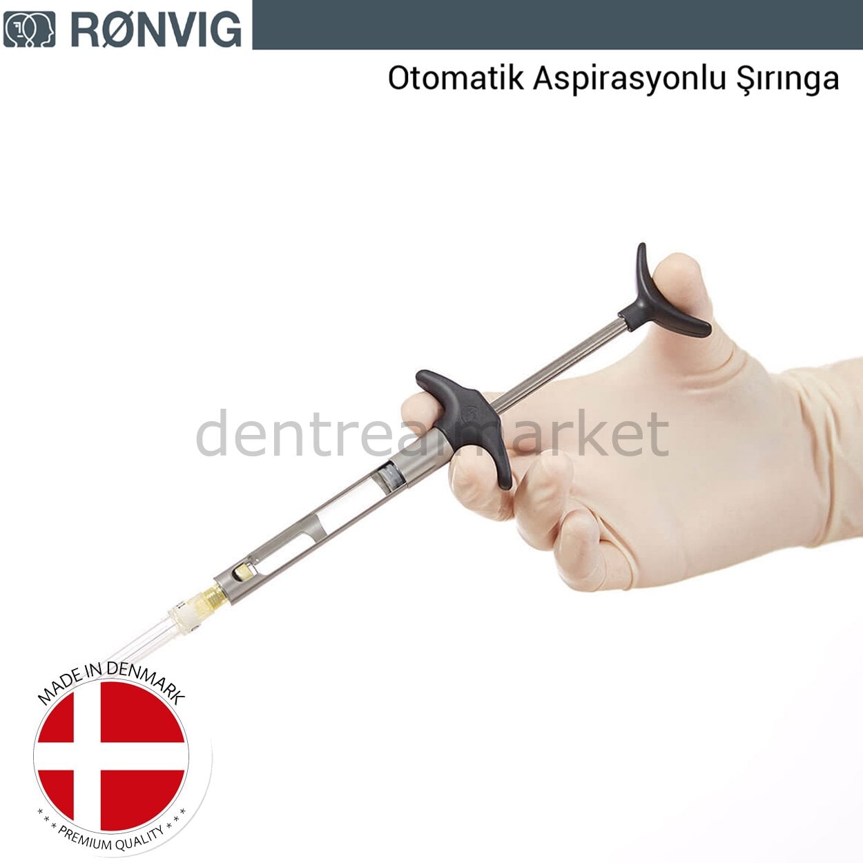 Ronvig Aspiject Self-Aspirating Cartridge Syringe