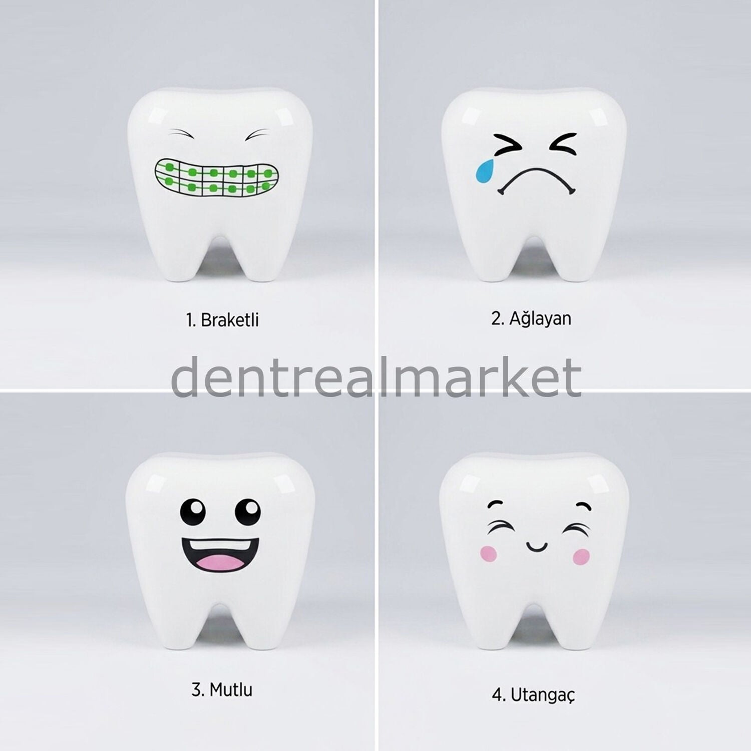 New Dent Tooth-Shaped Decorative Clinic Stool