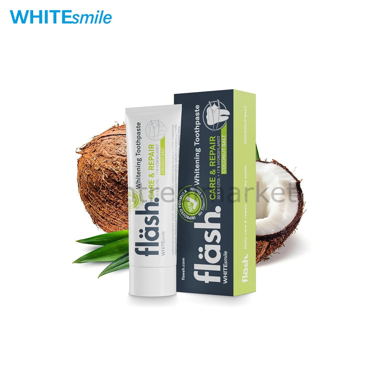 White Smile Flash Whitening Toothpaste Coconut & Salt