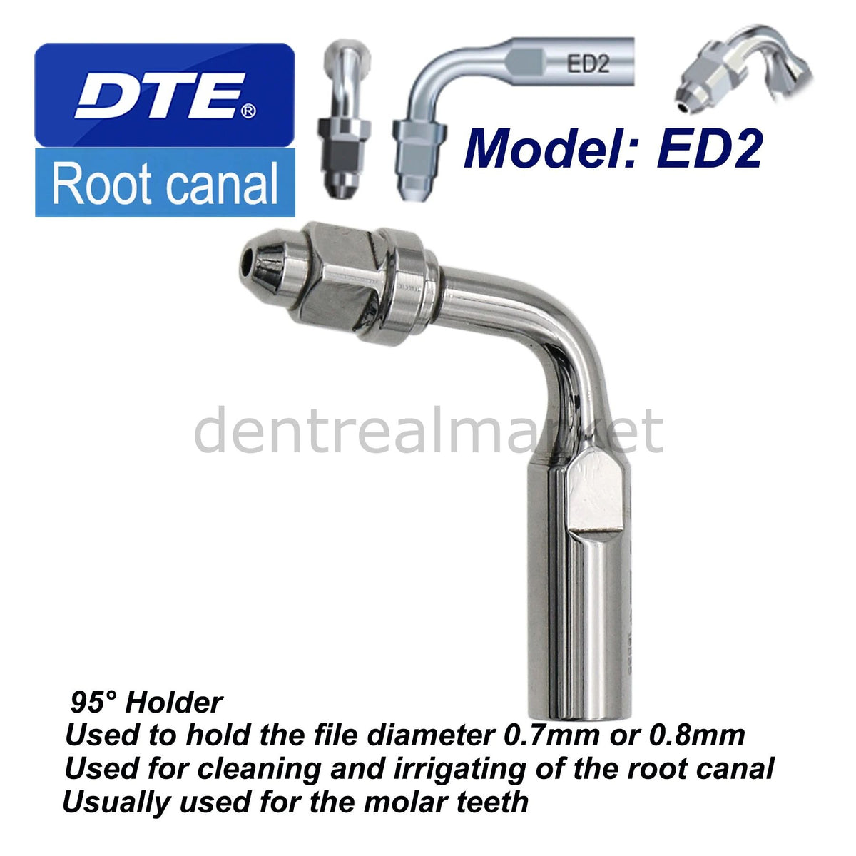 Woodpecker Electric Scaler Tip ED2 — DTE / NSK / Satelec Compatible