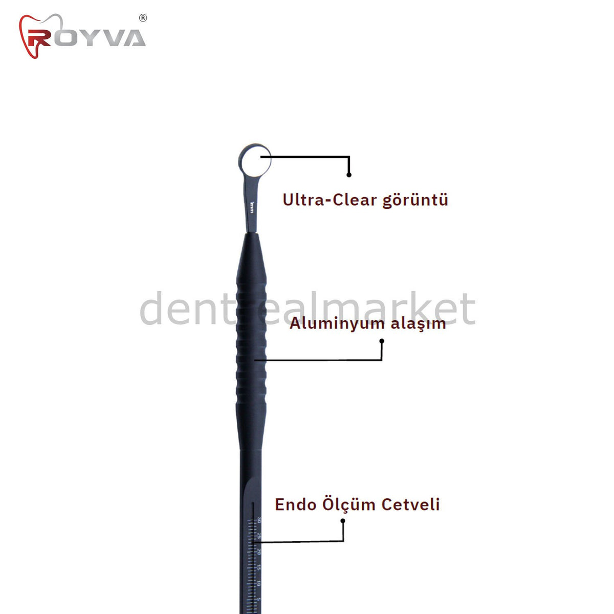 Royva Mini Endodontic Mirror 10 mm