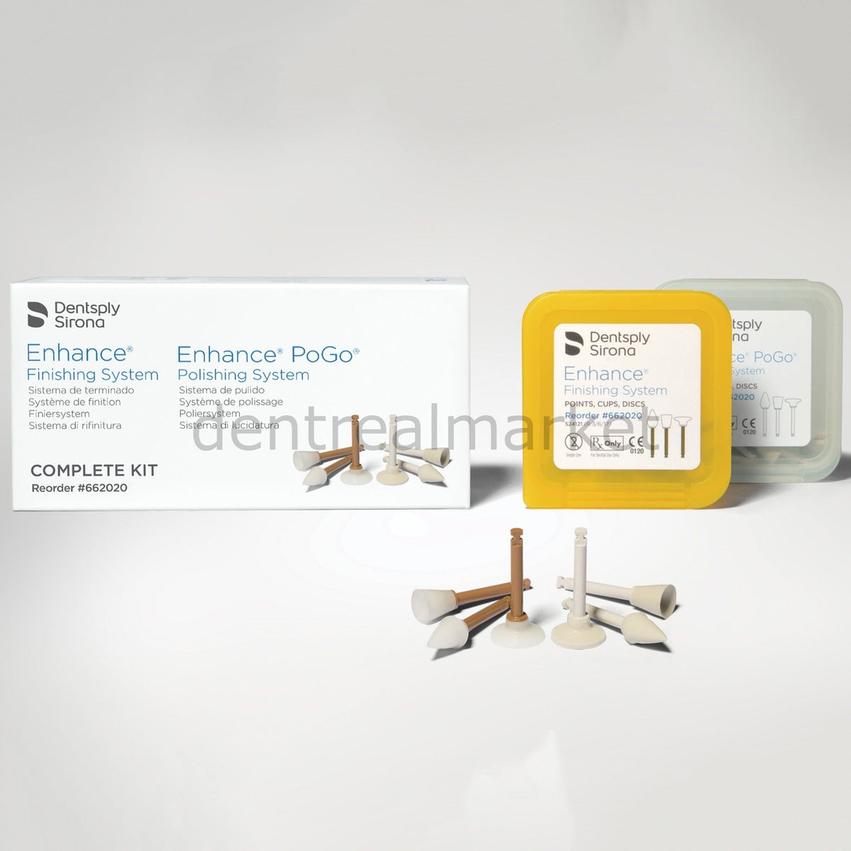 Dentsply Sirona Enhance PoGo Composite Finishing and Polishing Kit - Diamond Micro Polisher