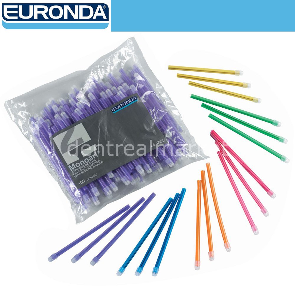 Euronda EM15 Saliva Ejector — Pack of 100