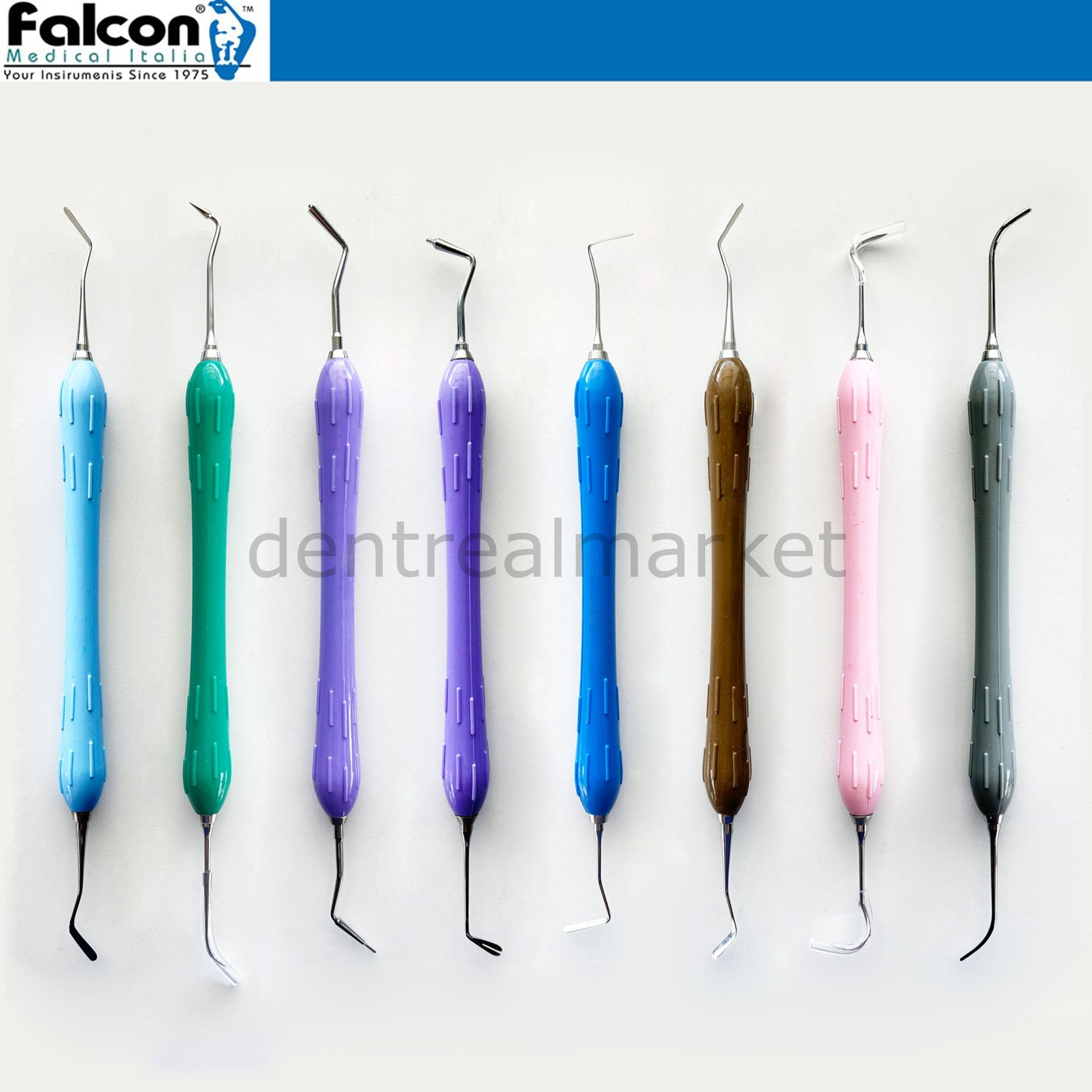 Falcon Composite Shaping Instrument Set — 8 Pieces with Cassette