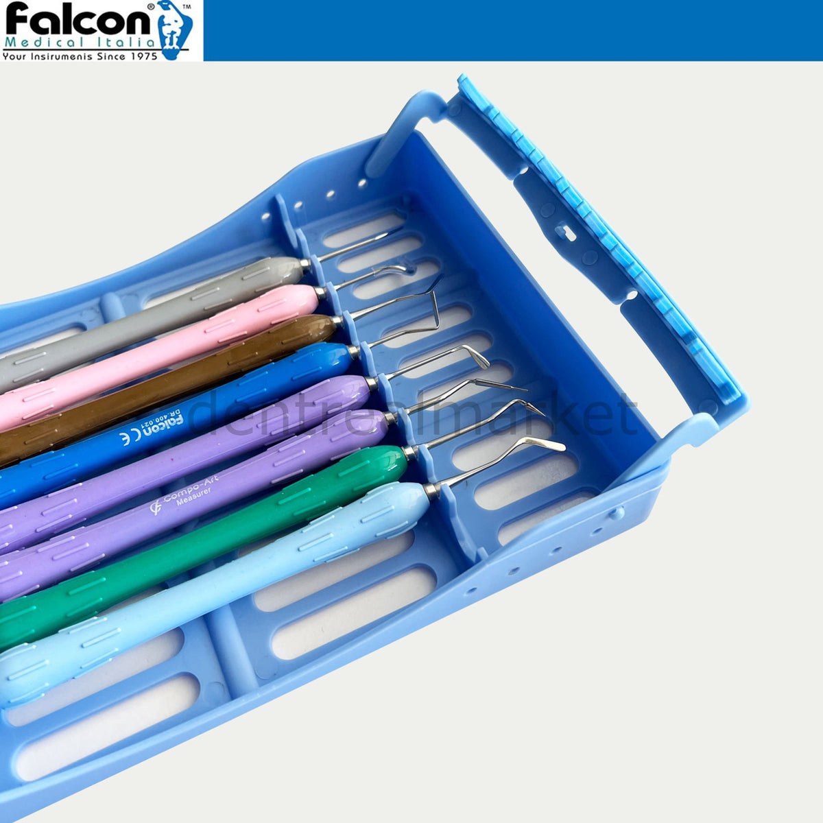 Falcon Composite Shaping Instrument Set — 8 Pieces with Cassette