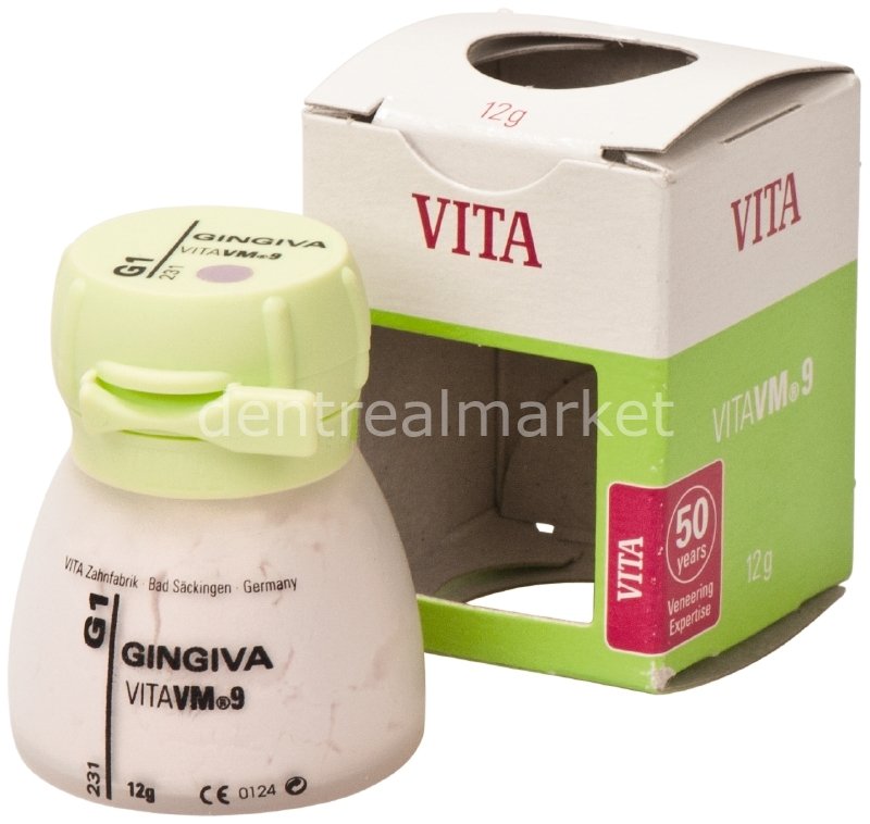 Vita VM9 Gingiva 12 g - Porcelain Powder for Zirconia Frameworks