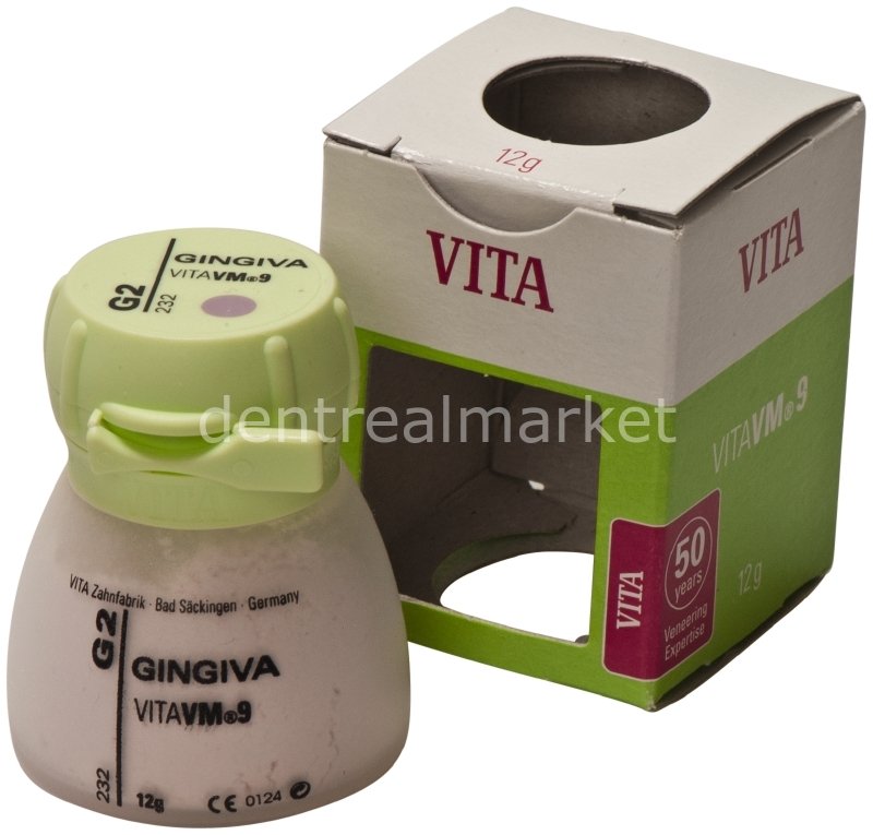 Vita VM9 Gingiva 12 g - Porcelain Powder for Zirconia Frameworks