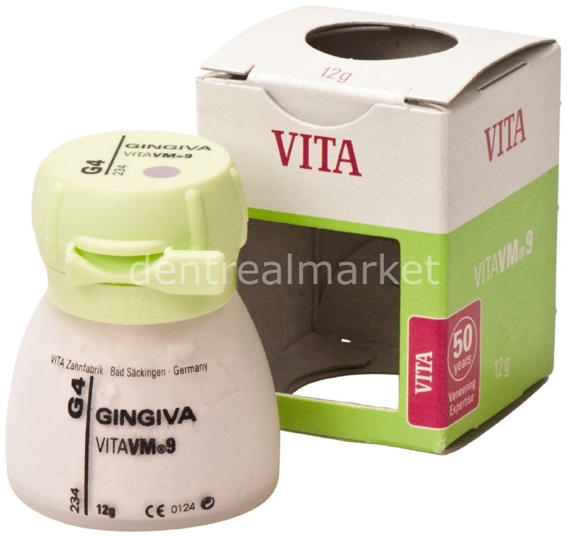 Vita VM9 Gingiva 12 g - Porcelain Powder for Zirconia Frameworks