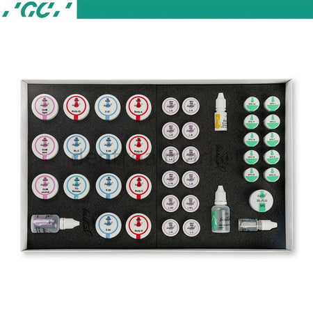 Gc Dental Initial IQ ONE SQIN System Set Porcelain and Zirconia Makeup Set