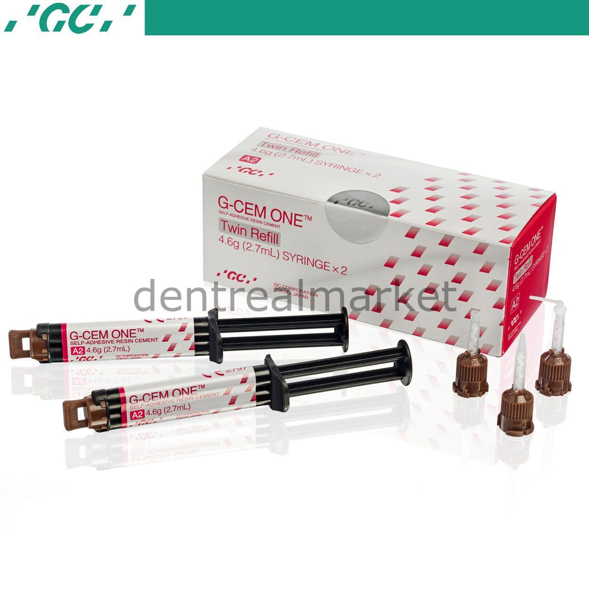 G-Cem ONE Twin Refill - Self Adhesive Resin Cement A2  2*4,6 gr