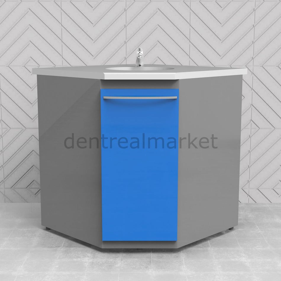Grup Dental Clinic Cabinet Module GL14 with Sink – Glass Worktop