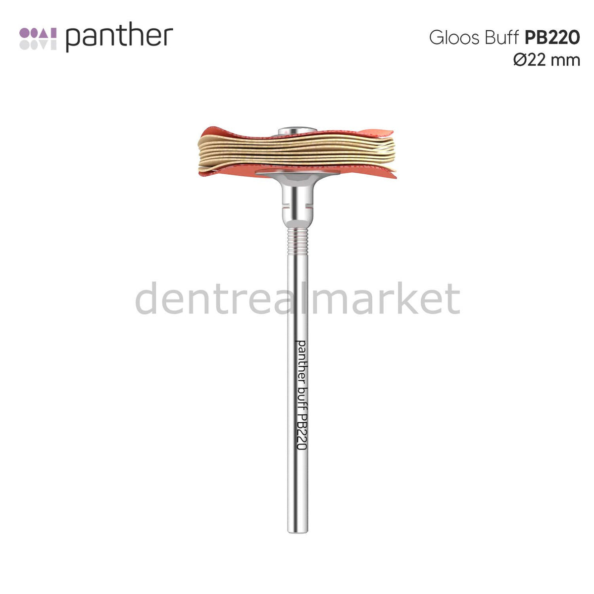 Sun Dental Panther Polymer Gloss Buff Refill - PB220