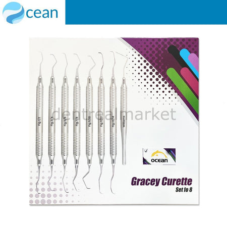 Ocean Gracey Curette Set with Periodontal Probe