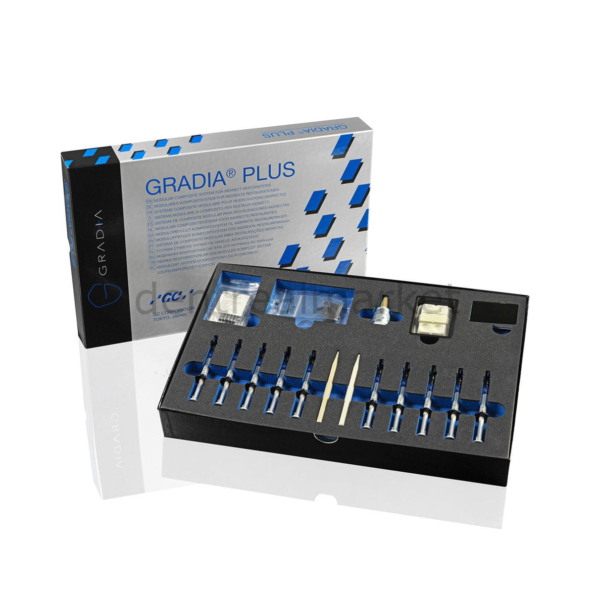 Gc Dental Gradia Plus Paint Set - 10 Syringes + 1 Liquid