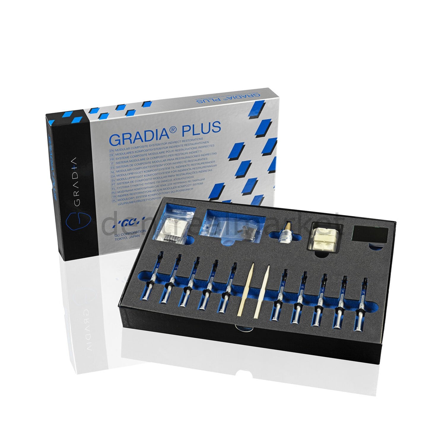 Gc Dental Gradia Plus Paint Set - 10 Syringes + 1 Liquid