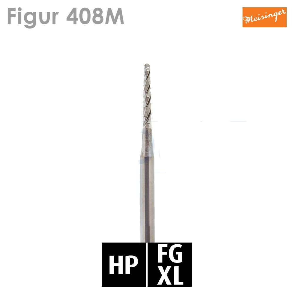 Meisinger Carbide Surgical Bur 408M Pack of 2