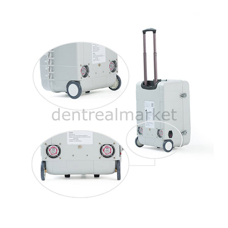 Huaer Portable Mobile Dental Unit with Electric Motor and Red-Band Contra-angle
