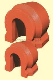 Bredent Ball Attachment Slider Red 2.2 mm — Pack of 50