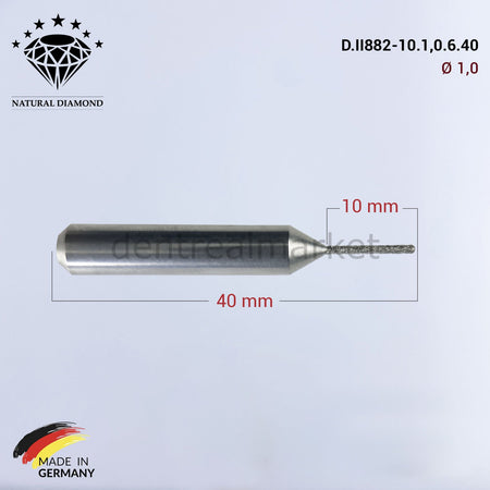 Frank Dental Imes-icore Wieland Diamond CAD/CAM Drill 1.0 mm