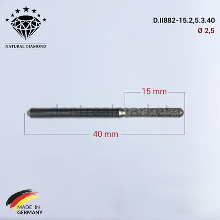 Frank Dental imes-icore Wieland Diamond CAD/CAM Bur 2.5 mm