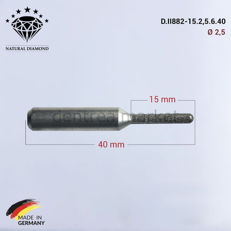 Frank Dental imes-icore Wieland Diamond CAD/CAM Bur 2.5 mm
