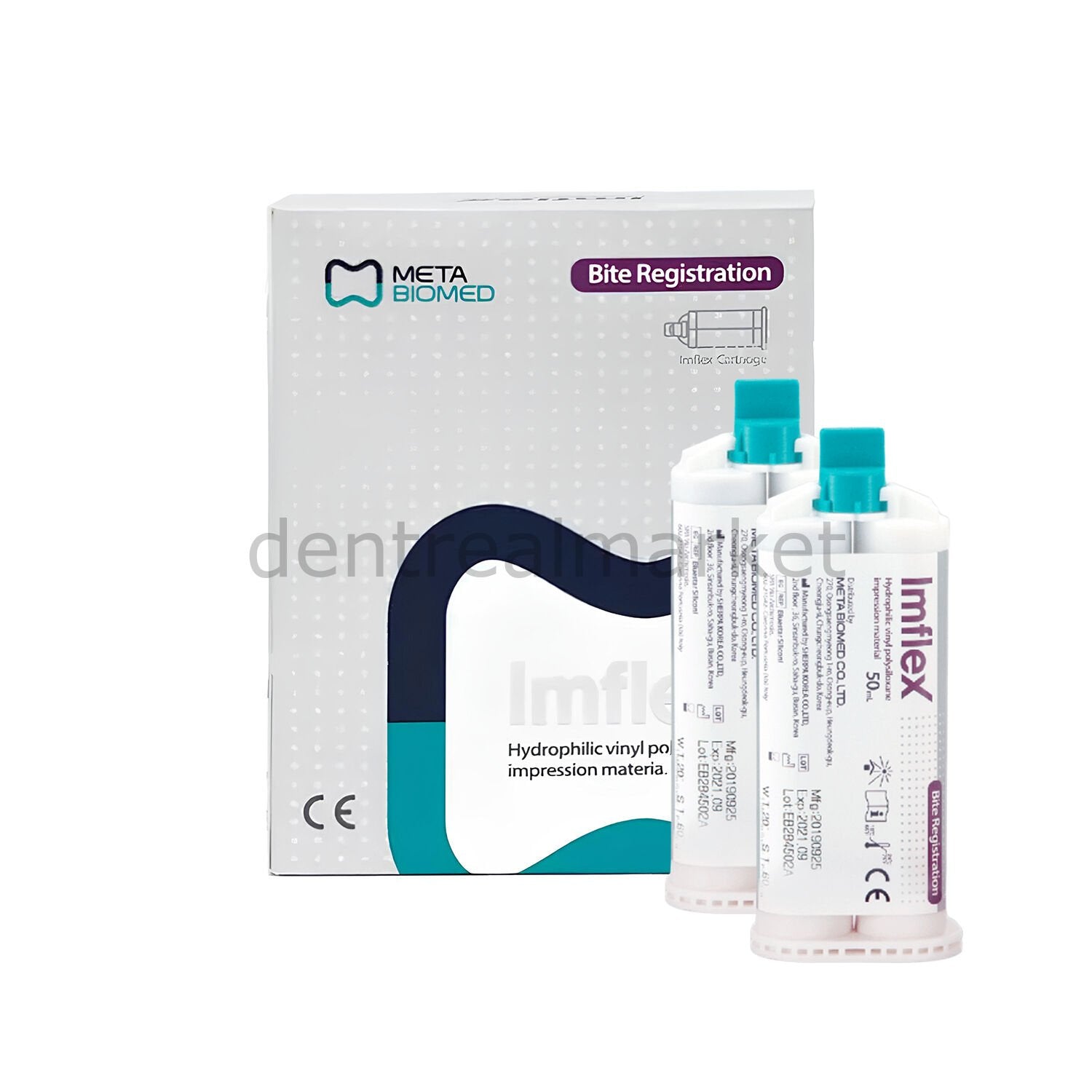 Meta Biomed Imflex Bite Registration - Occlusion Impression 50 ml