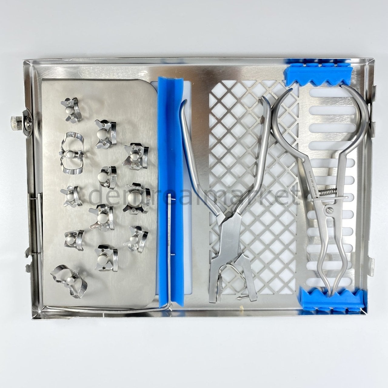 Jensen Rubber Dam Clamp and Instrument Set with Cassette