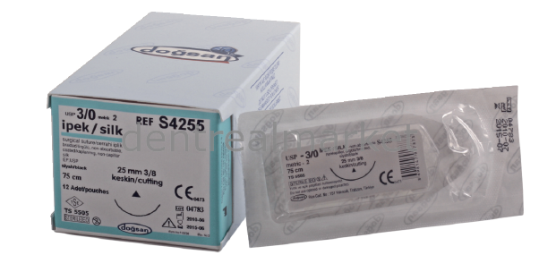 Dogsan Silk Suture Non-Absorbable 3/0 Round