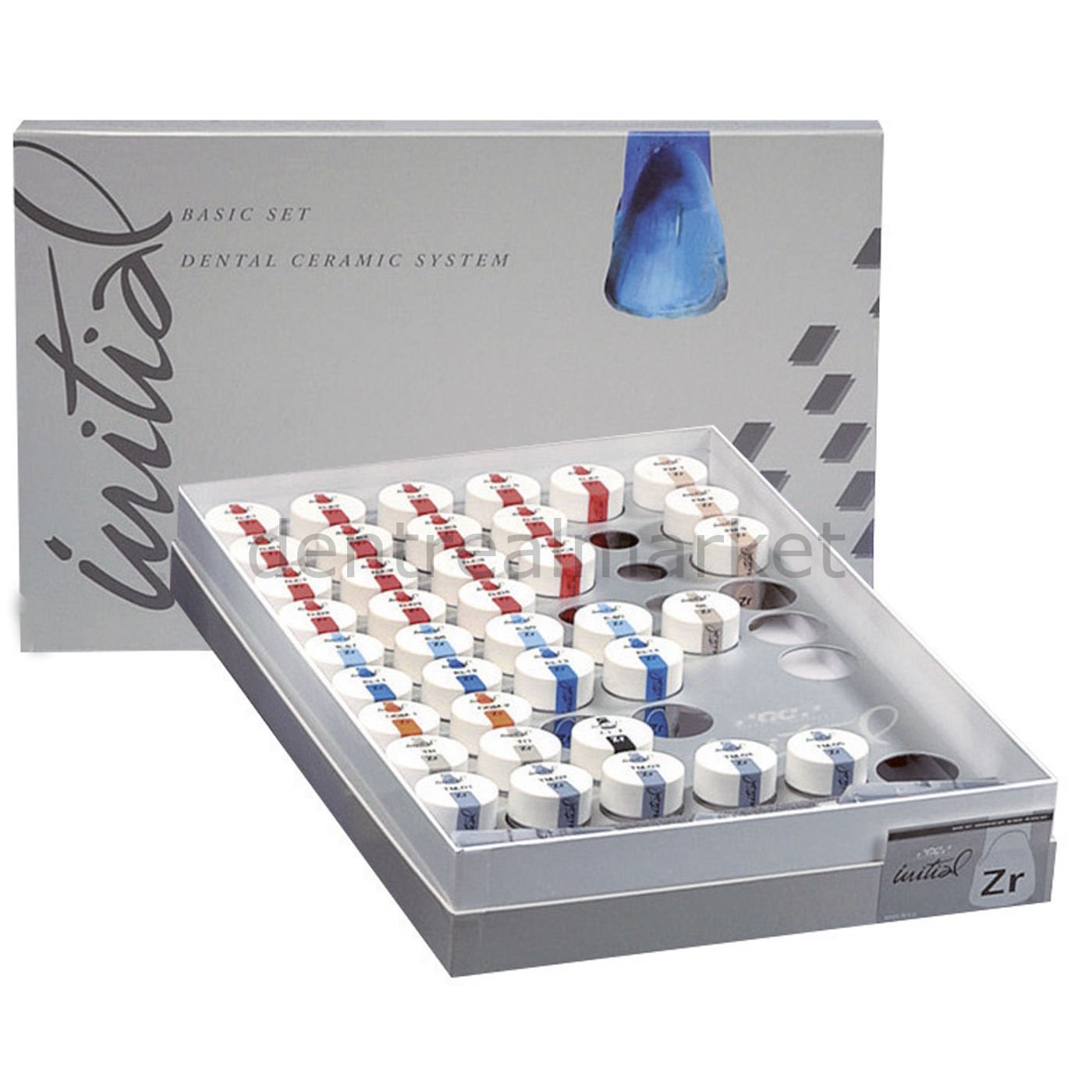Gc Dental Initial ZR-FS Basic Set Ceramic for Zirconium Oxide Frameworks