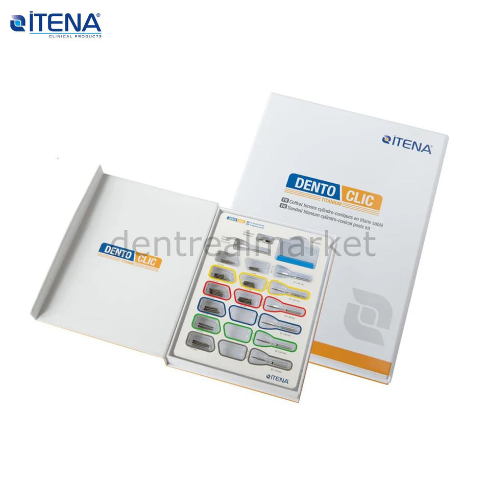 Itena Dentoclic Sanded Titanium Post Set