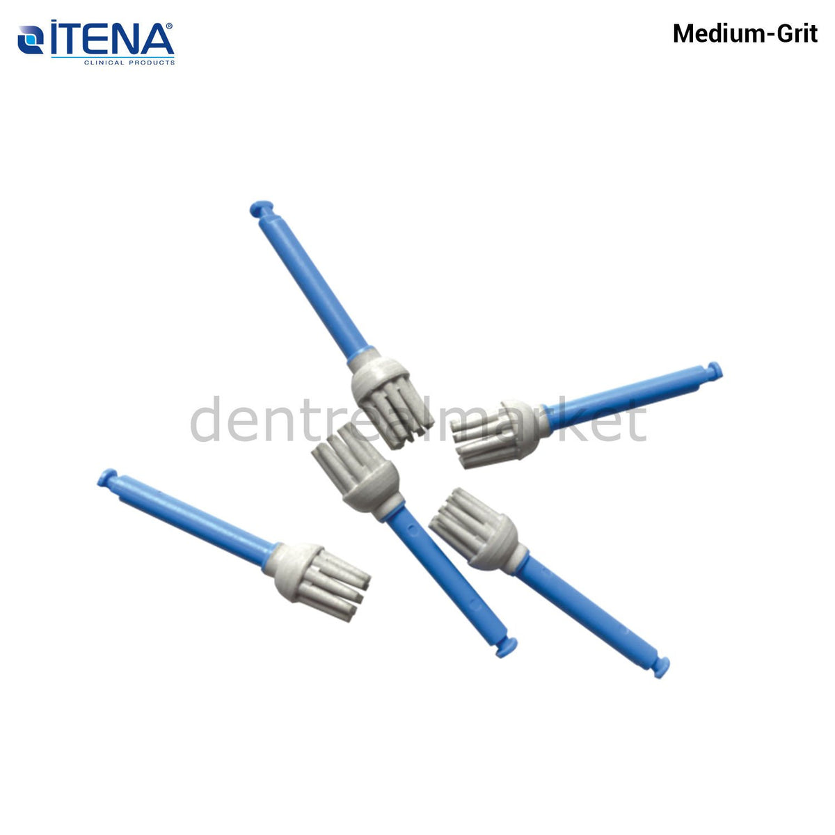 Itena Polish HD Brush Medium-Grit Composite Polishers — 12 pcs