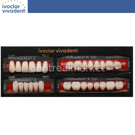 Ivoclar Vivadent SR Phonares II Denture Teeth Set — Nano-Hybrid Composite, 28 pcs