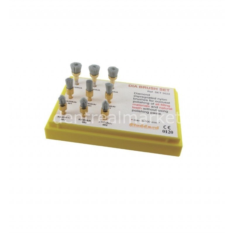 Stoddard Diamond Brush Composite Polishing Set — 9 pcs