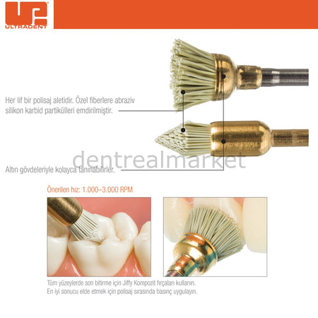 Ultradent Jiffy Regular Polishing Brush